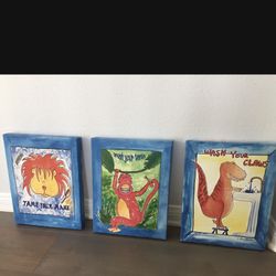 Kids Art On Canvas