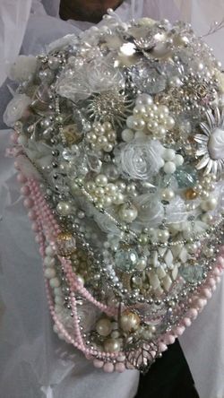 jewled wedding bouqe