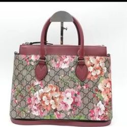 Gucci Bloom Canvas Coated Tote