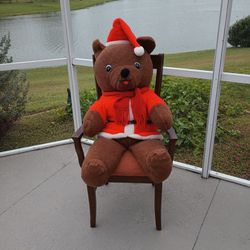 Stuffed Santa Bear