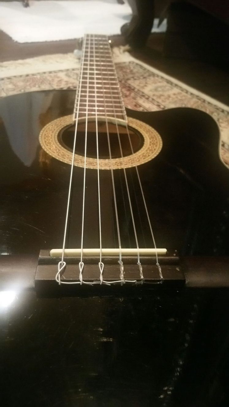 Lucero LCT-250CE/BK Acoustic Electric Guitar / Guitarra