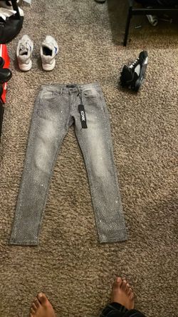 Pants with sparkles