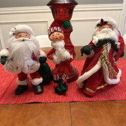3 Christmas Figures 