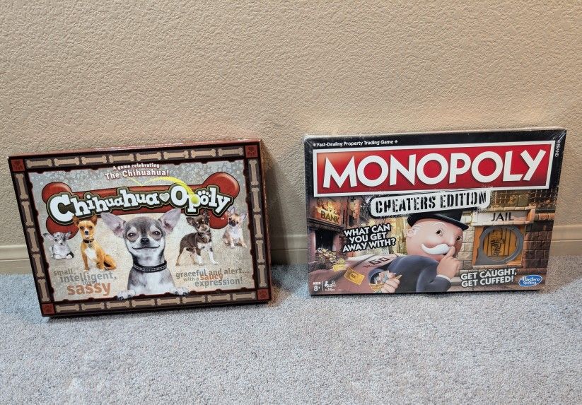 Board Games - $15 Each