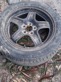 Spare tire  n rim good thread
