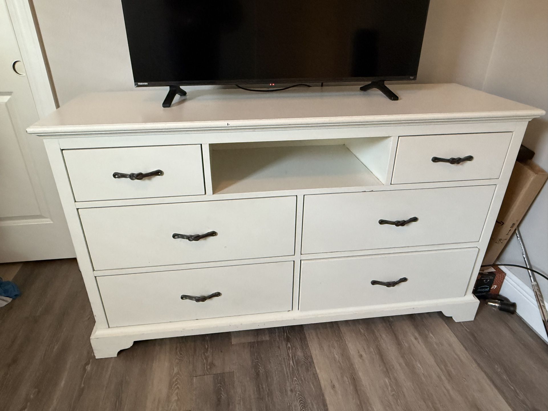 Dresser 59 Inch Wide Solid Wood