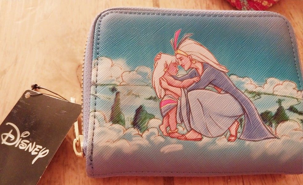 New Ladies Disney Atlantis Zip Wallet