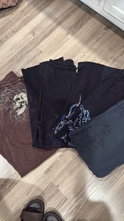 Graphic Sweatpants Bundle Set of 4