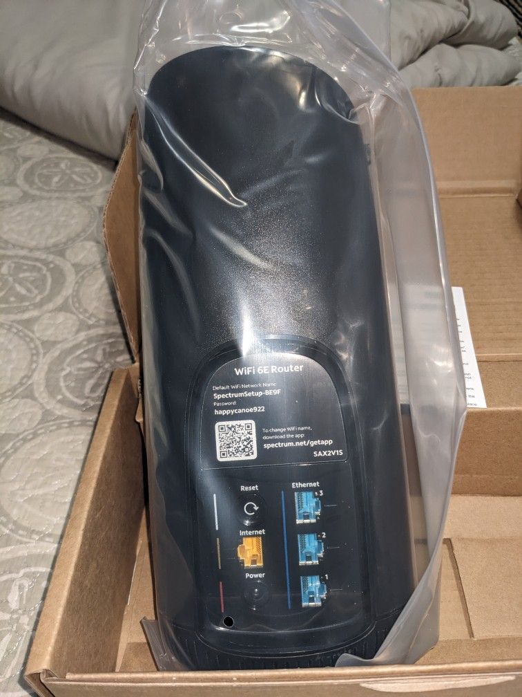 BRANS NEW Spectrum Sagemxom SAx2V1S WiFi 6E Router