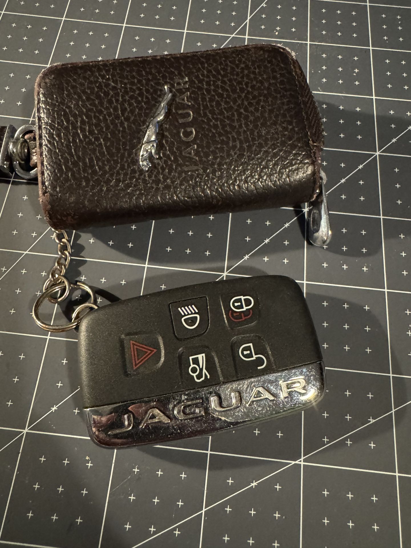 Jaguar Keyfob Remote With Case Keychain Keyless Entry Key Fob