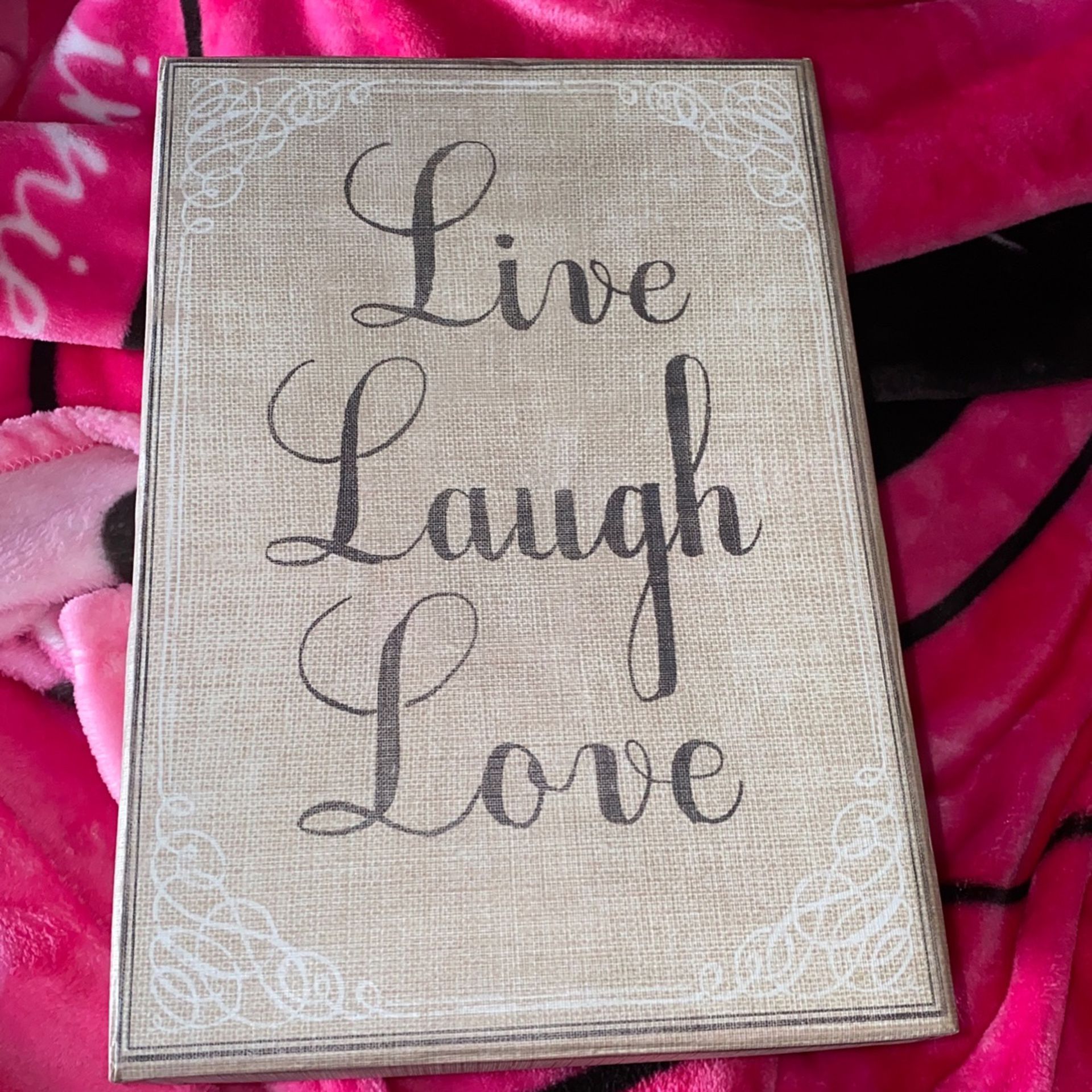 Live,laugh,love storage container