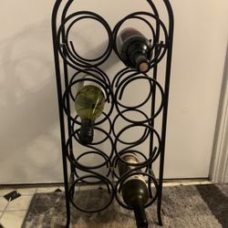 Rod Iron Wine Rack