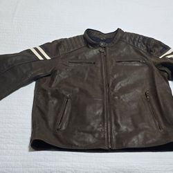 Leather Moto Jacket

