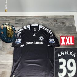 Adidas Chelsea FC Anelka#39  2008/2009 Away Jersey