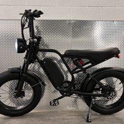 ⚡️52V (2000W Peak Motor)1500W Electric Scrambler Ebike, 40mph 🚀, 20ah, 25-60 Mile Range 