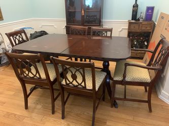 Antique dining set.