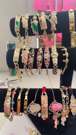 Pulseras Oro laminado