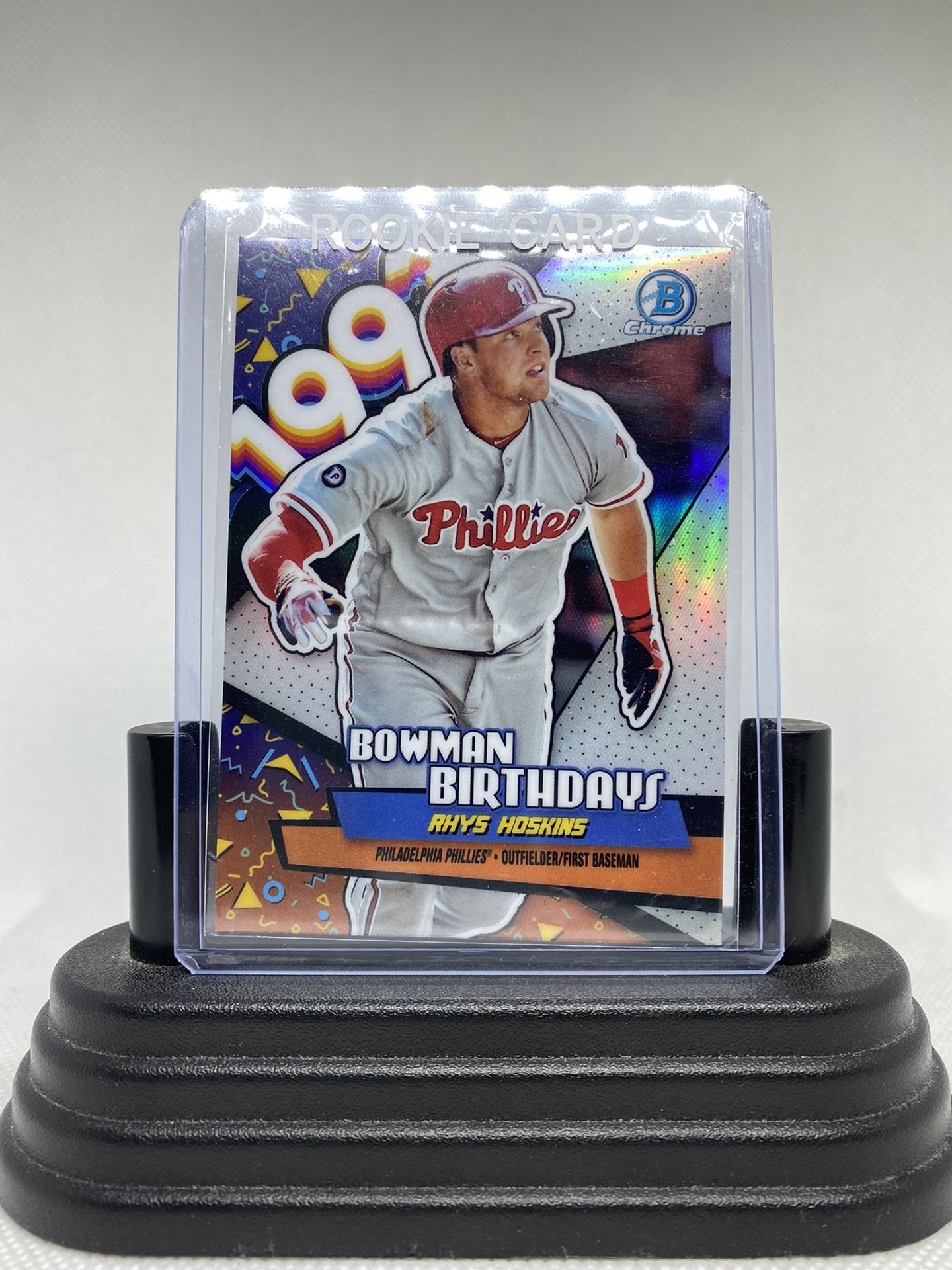 Rhys Hoskins 2018 Topps “Bowman Chrome” Rookie Card (BB-RH)