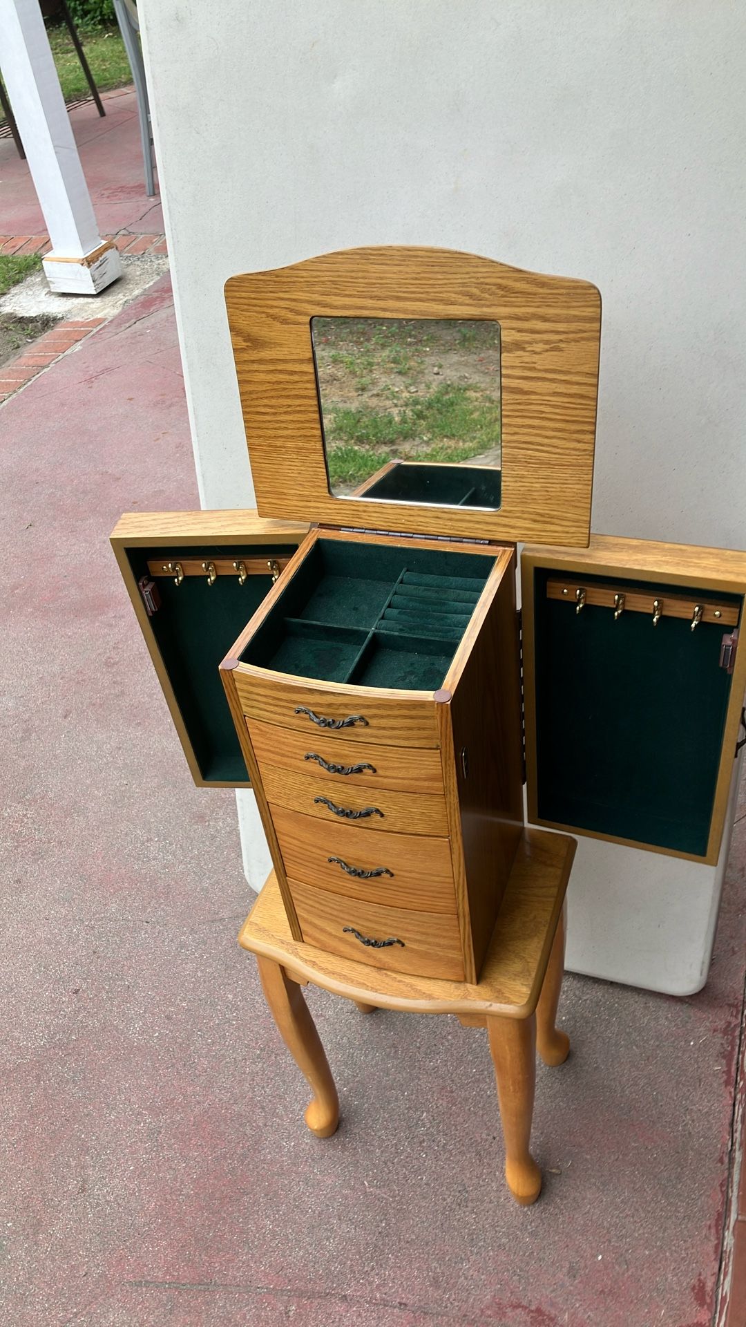 Vintage Wood Jewelry Box