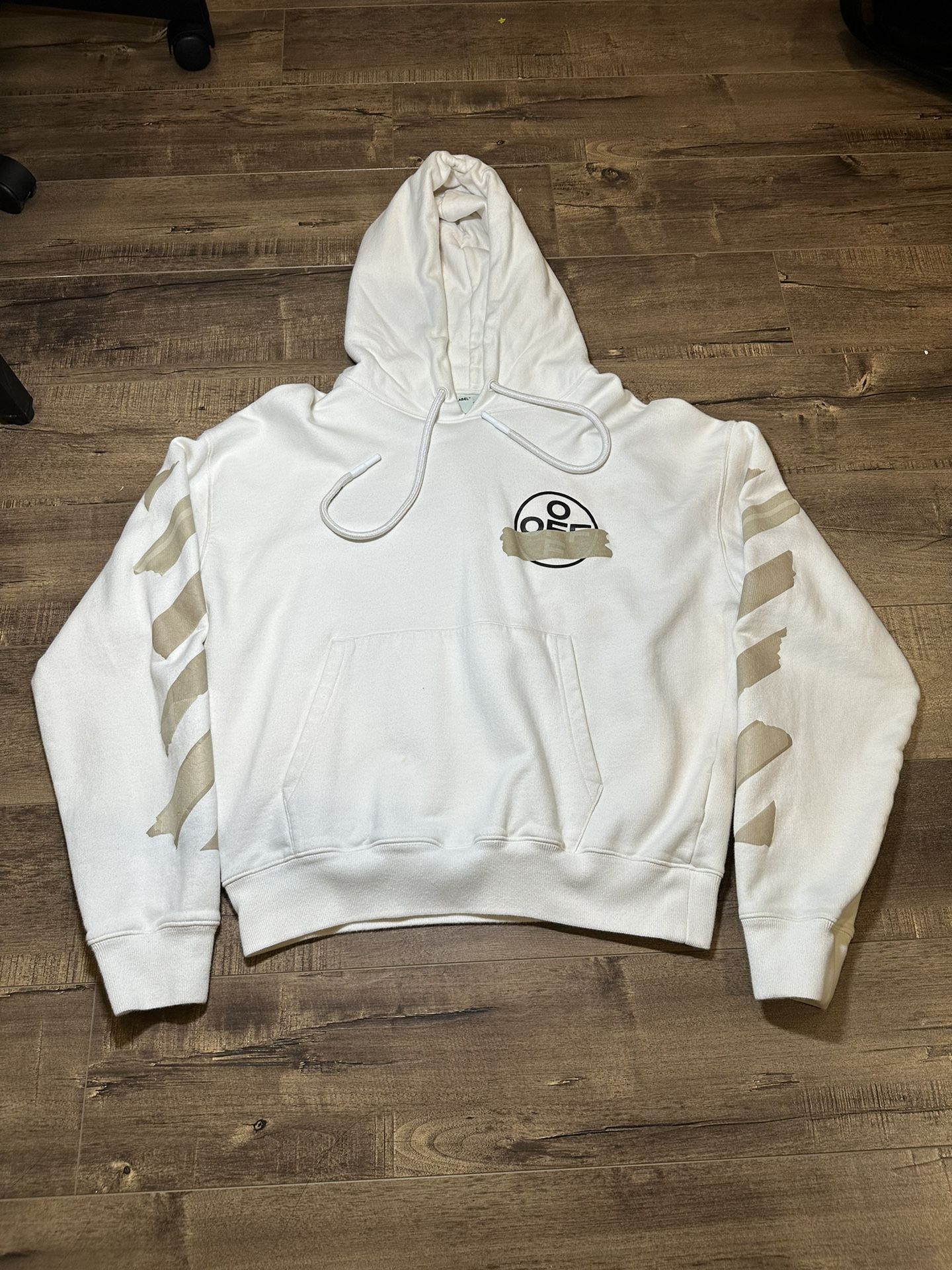 OFF WHITE Tape Diag Arrows Hoodie