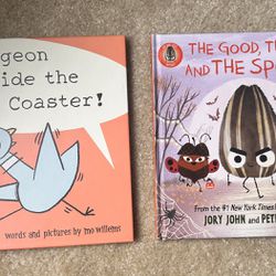 Children’s Books ( The Pigeon Will Ride The Roller Coaster And The Good, The Bad And The Spooky)