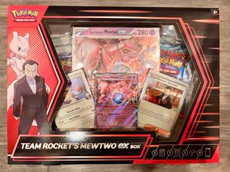 Pokémon Destined Rivals - Mewtwo EX Box - 4X Sealed Booster Packs & Promo Cards