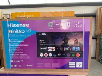 55”Hisense mini led 4K SMART TV