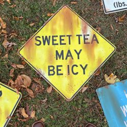 Rustic Tea Sign (Metal Sign)