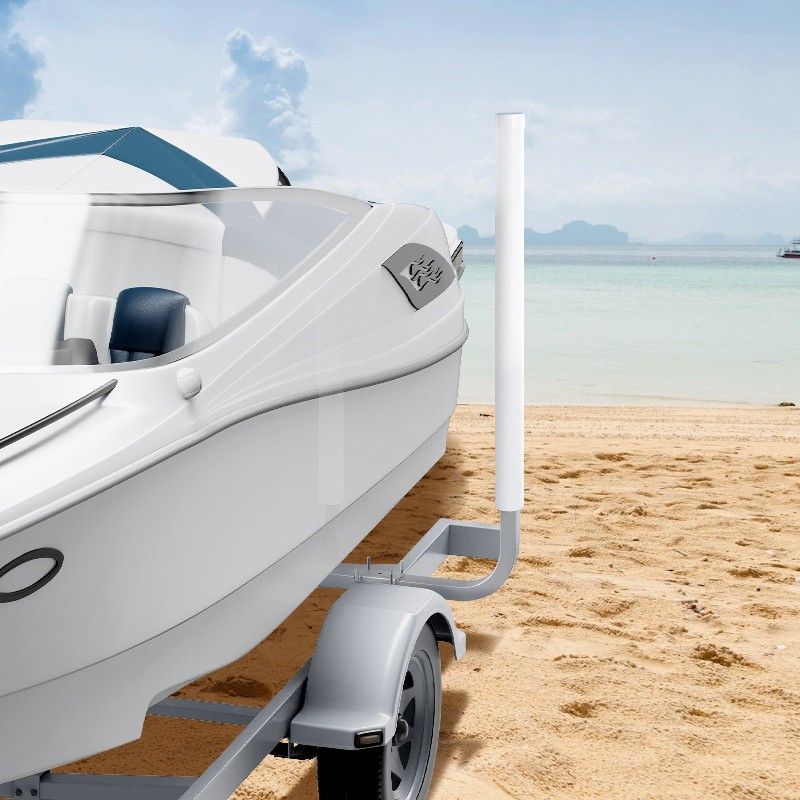 Guía de Remolque de Barco VEVOR - Postes de Guía Ajustables de 43" para una Carga Fácil y Segura