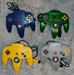 Oem authentic Nintendo 64 controllers N64 Tested