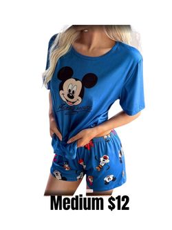 Mickey Mouse Pajama Set Medium❤️❤️❤️