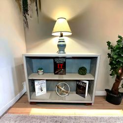 Vintage Mid-century Modern Sliding Glass Bookcase