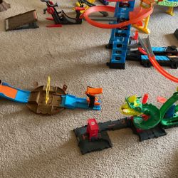 Hot Wheels And Monster Truck Tracks, Like New, Barely Used