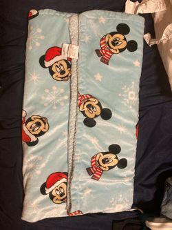 Mickey Christmas Baby Blanket