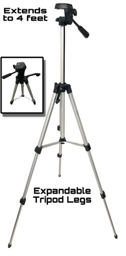 Digital Concepts TR10 Tripod.  Light Weight, Compact, Extends To 4’. No Defects