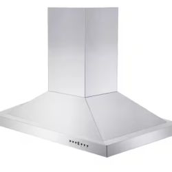 30” 700 CFM Ducted Island Mount Range Hood