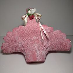 Ceramic Pink Basket 
