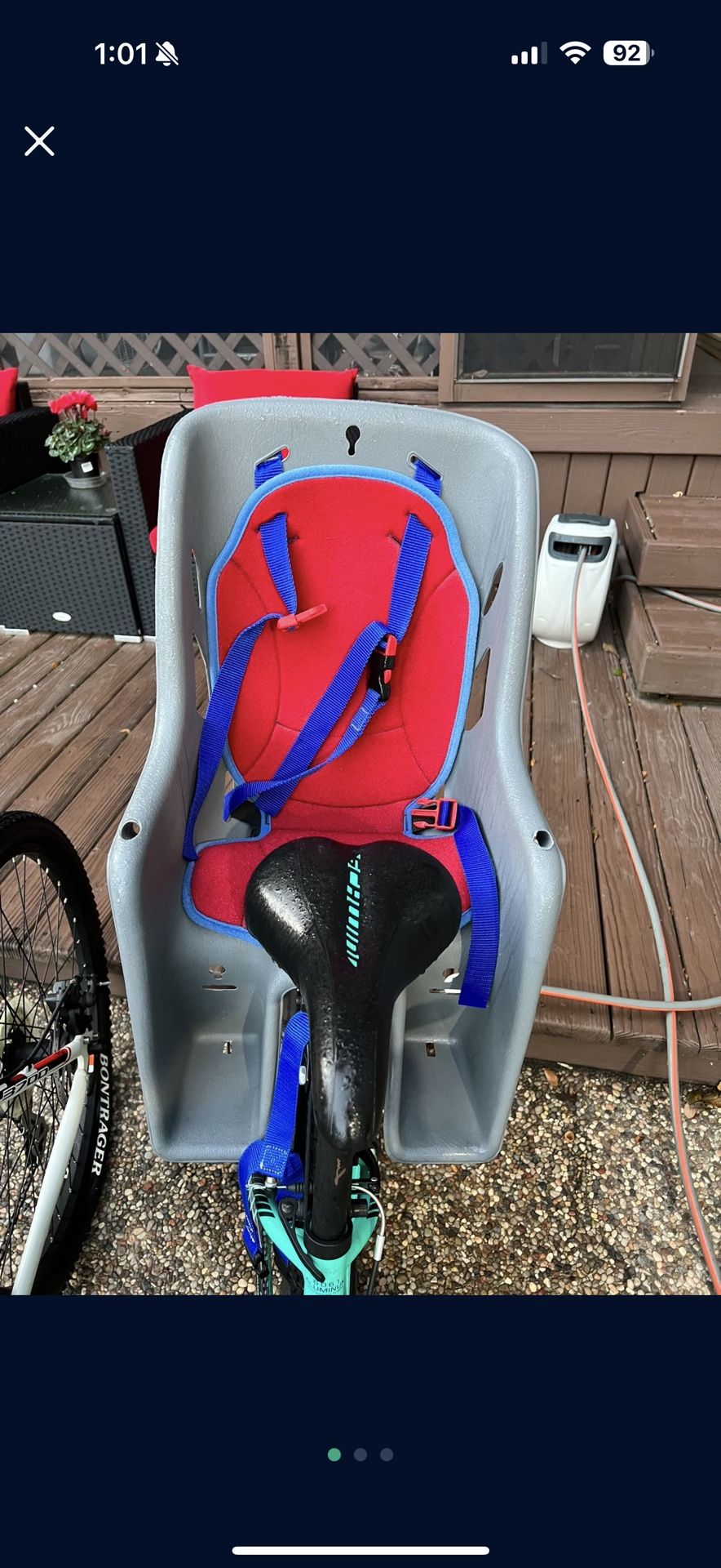 Kids Rear Bike Seat