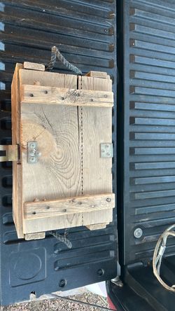 Homemade wooden box Homemade wooden box