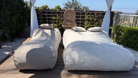 Outdoor Bean Bag Loungers