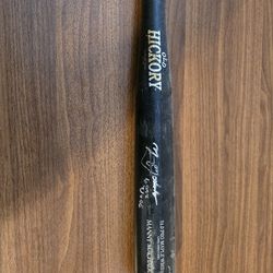 Manny Machado Signed Game Used Baseball Bat