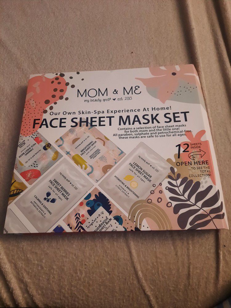 Mom And Child Face Mask Set