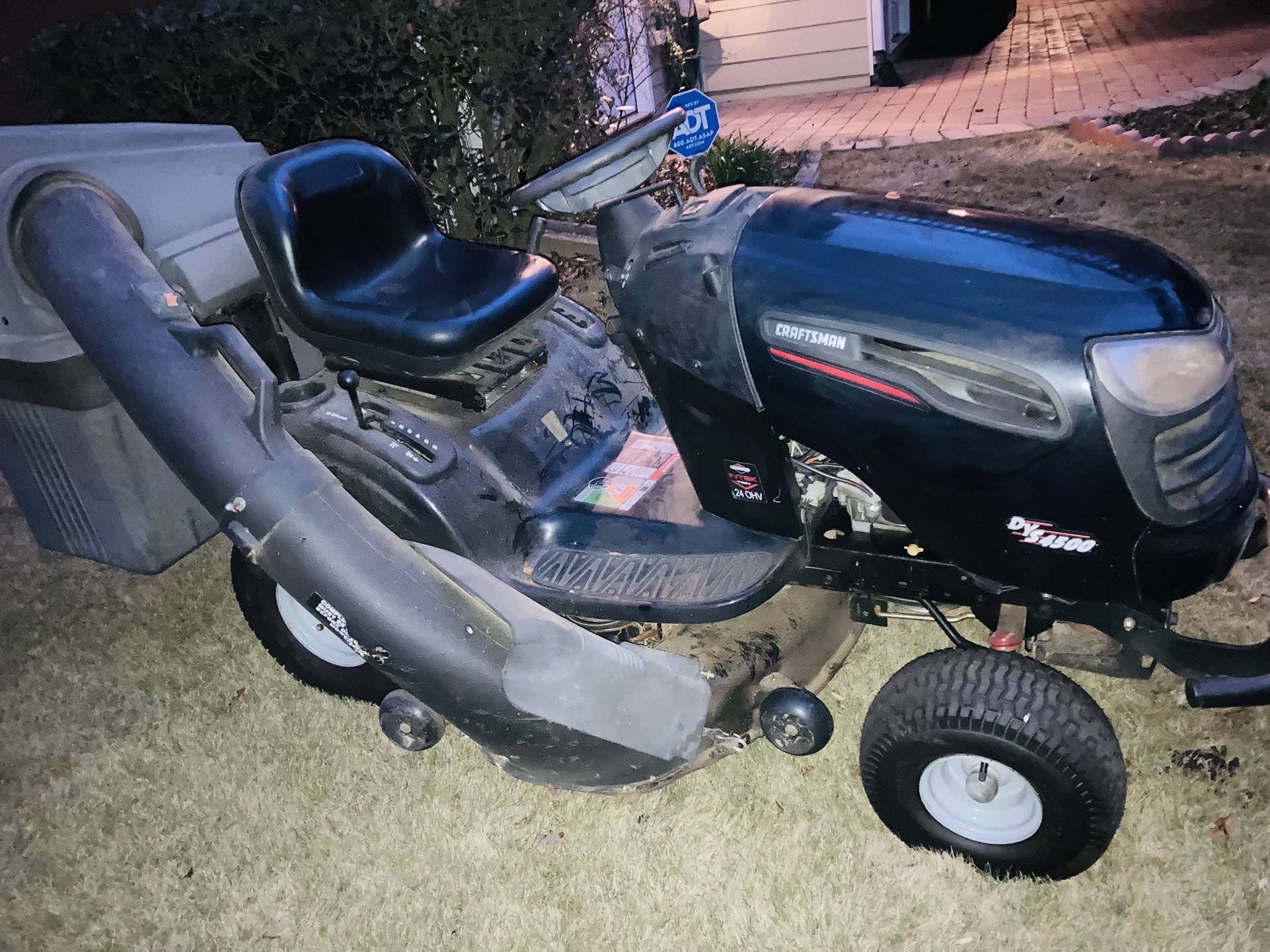 Craftsman Lawn Tractor with Grass Catcher