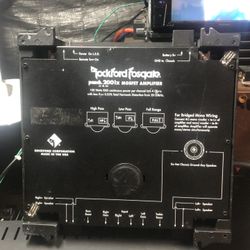 Old School Rockford Fosgate Punch 200ix Car Audio Amplifier 
