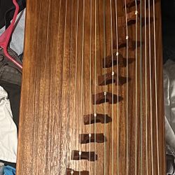 Guzheng Harp Also Called A Chinese Harp