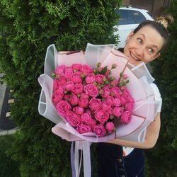 Fresh flower bouquet with delivery