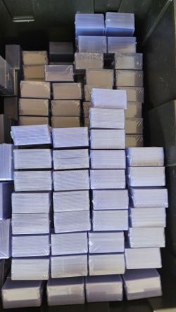 100 top loaders for pokemon magic mtg Digimon riftbound my little pony etc