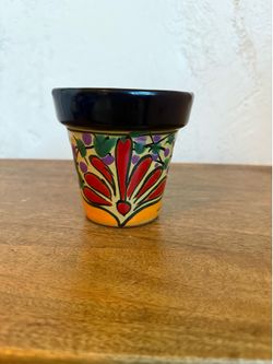 Ceramic talavera planter pot