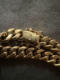 14k Cuban chain