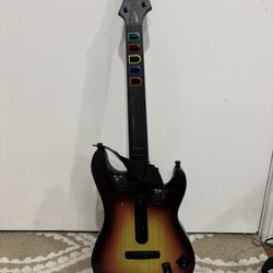 PS3 Guitar Hero Sunburst Wireless Red Octane World Tour